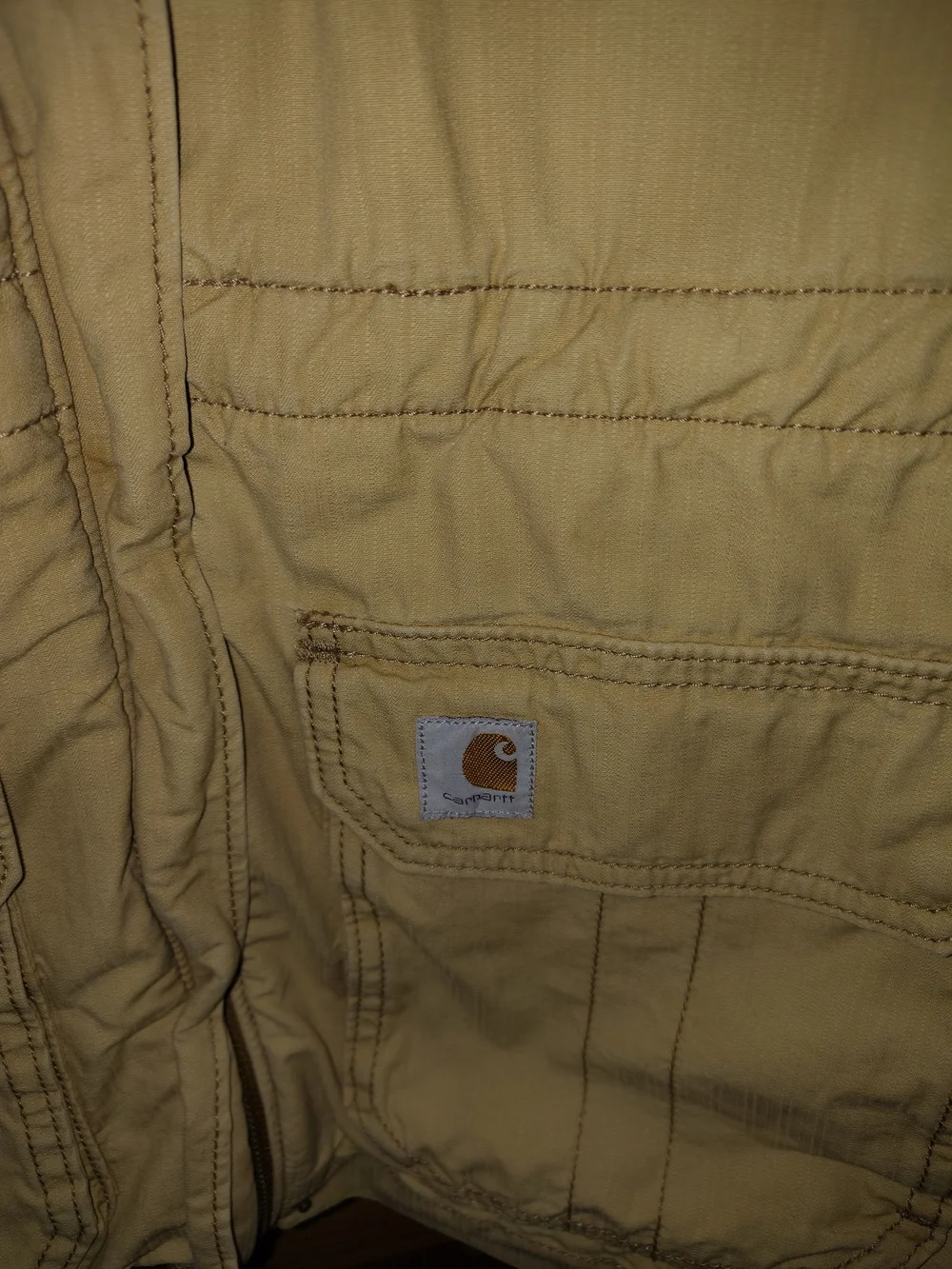 Carhartt Women's Khaki Hooded Field Jacket
